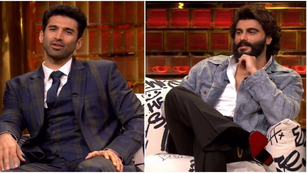 "In the latest Koffee With Karan 8 promo, Aditya Roy Kapur responds to Arjun Kapoor's unexpected revelation about doing 'Aashiqui' with Shraddha Kapoor and Ananya Panday in a lift."
