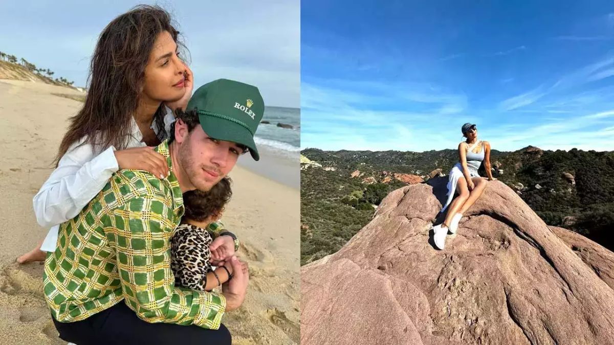 "Dive into Priyanka Chopra's sun-soaked stroll at Topanga Canyon, as charming pictures showcase the actress and daughter Malti Marie basking in the warmth of their delightful day."