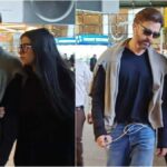 "Watch Hrithik Roshan and Saba Azad's uber-chic return to Mumbai after their New Year vacation. The lovebirds, known for their major couple fashion goals, were spotted at Mumbai Airport in stylish attire. Get the details on their relationship and Hrithik's upcoming Fighter movie."