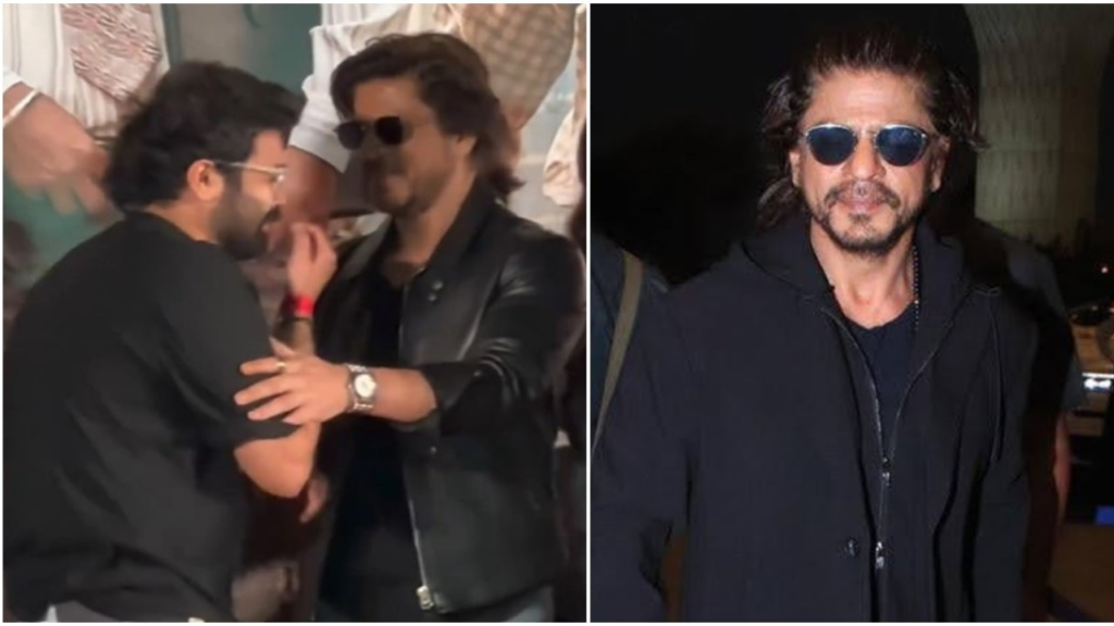 "Superstar Shah Rukh Khan showcases genuine warmth as he comforts an overwhelmed fan at a special Dunki event in Mumbai. The actor opens up about his nervousness returning to the big screen after four years, creating a heartwarming moment for fans."
