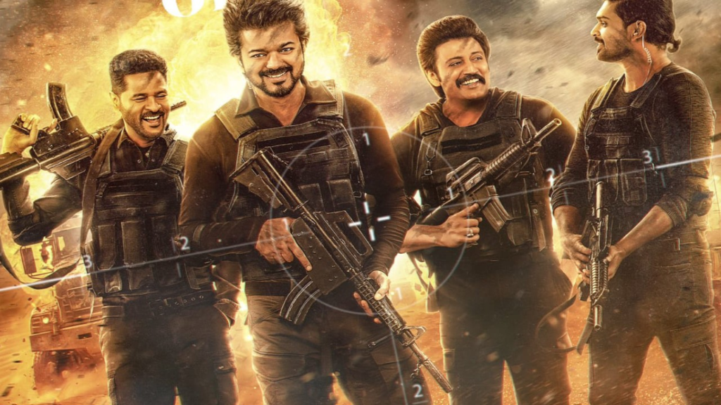 "Delve into the world of Thalapathy Vijay as Venkat Prabhu unveils the lethal team in the third poster of their upcoming film, promising a cinematic spectacle of action and intrigue."
