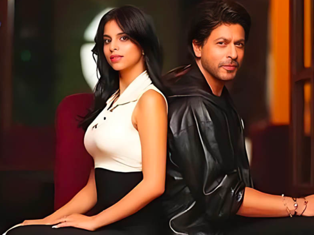 "Embark on a stylish journey as Shah Rukh Khan impresses with his dapper look, accompanied by daughter Suhana Khan and the elegant Gauri Khan. This exclusive video captures the glamour of their departure from Mumbai, showcasing a perfect blend of sophistication and star power."
