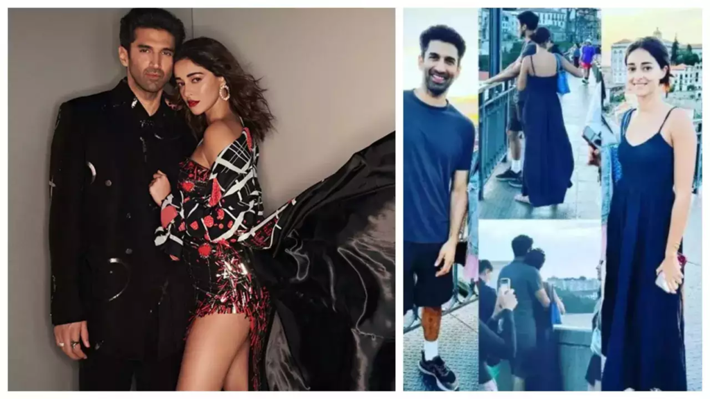 "Dive into the latest as Ananya Panday elegantly responds to the viral vacation pictures featuring rumored beau Aditya Roy Kapur. Witness the chic charm that has the internet buzzing."

