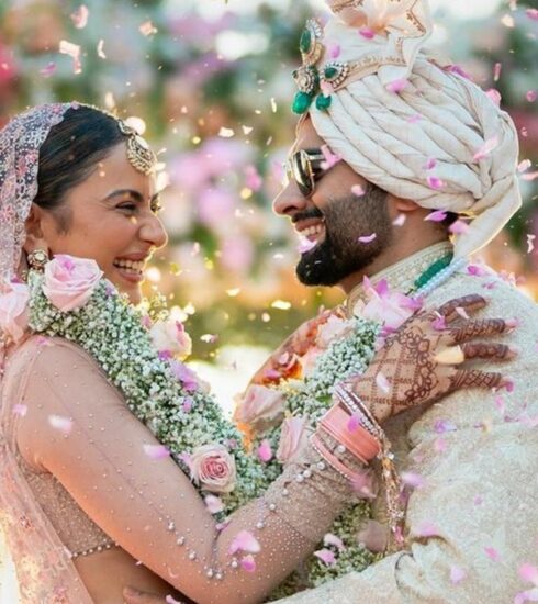 "Delve into the fairy-tale wedding of Rakul Preet Singh and Jackky Bhagnani, where every moment, from the lively baraat to the exquisite venue decor and soulful music, paints a picture of pure magic."