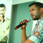 "In a bold stand, actor Vishal lends his support to Trisha Krishnan, condemning AV Raju's derogatory remarks. Explore the industry's push for accountability and unity in the face of offensive comments."