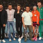 "Step into the past with exclusive glimpses of the epic tennis showdown between Deepika Padukone and Roger Federer. A unique blend of glamour and athleticism that left fans in awe."