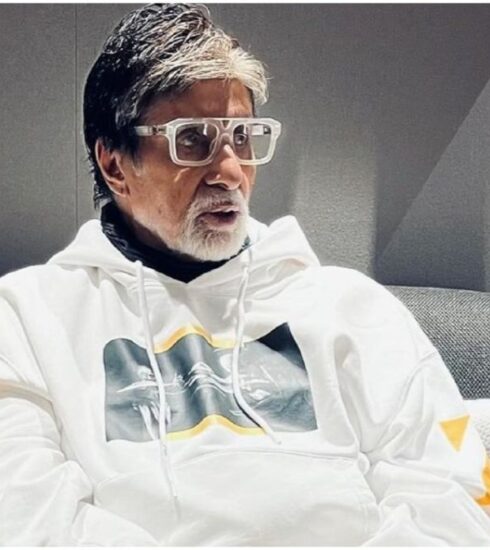 "Amitabh Bachchan graces ISPL event with son Abhishek, refuting fake hospitalization rumors. Details inside."