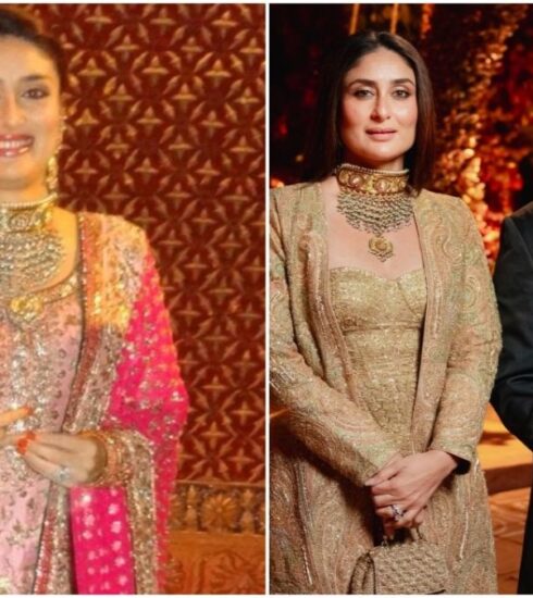 "Dive into the glamour of Bollywood royalty as Kareena Kapoor steals the spotlight at Anant Ambani and Radhika Merchant's Hastakshar ceremony, effortlessly donning the same enchanting jewelry that once graced her wedding reception. A tale of elegance, tradition, and star-studded celebrations."
