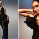 "Kiara Advani's show-stopping black gown adds an extra dose of glamour to the Ambani-Merchant pre-wedding festivities, setting the stage for a night of elegance and entertainment."