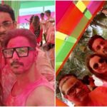 Bollywood sensation Triptii Dimri shares joyous moments as she celebrates Holi with rumored beau Sam Merchant and close friends, captured in exclusive pictures.