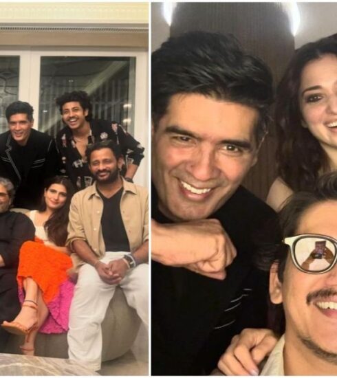 Catch a glimpse of the radiant smiles and festive atmosphere as Vijay Varma, Tamannaah Bhatia, Fatima Sana Shaikh, and more rejoice at the wrap-up party of Ul Jalool Ishq.