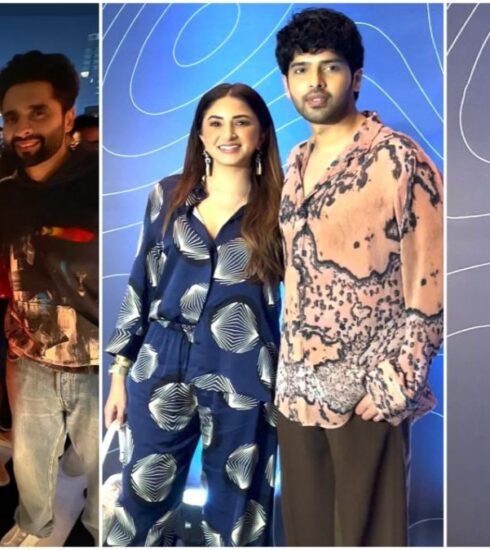 Celebrities gather at Kapil Sharma's party to honor Ed Sheeran's presence, with Rakul Preet Singh, Jackky Bhagnani, and Armaan Malik spotted among the attendees.