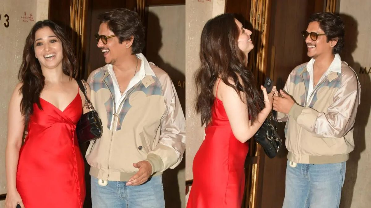 Tamannaah Bhatia's presence, alongside Vijay Varma and other Bollywood luminaries, elevates the glamour quotient at Manish Malhotra's exclusive bash.