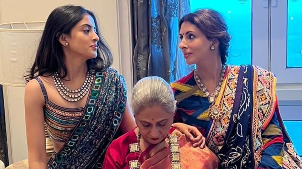 "Shweta Nanda spills the beans on Jaya Bachchan's clandestine online world. Is there a secret Instagram account? Explore the intriguing revelations here."





