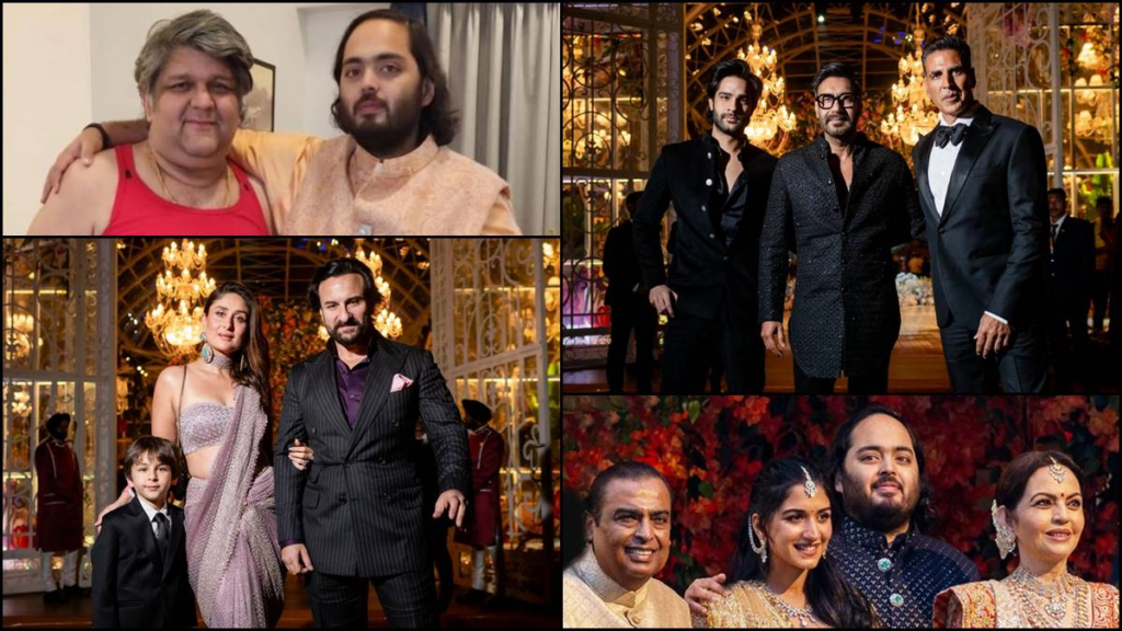 "Step into the enchanting realm of Anant Ambani and Radhika Merchant's pre-wedding revelry, where Bollywood luminaries and cricket legends converge in a dazzling display of opulence and joy."
