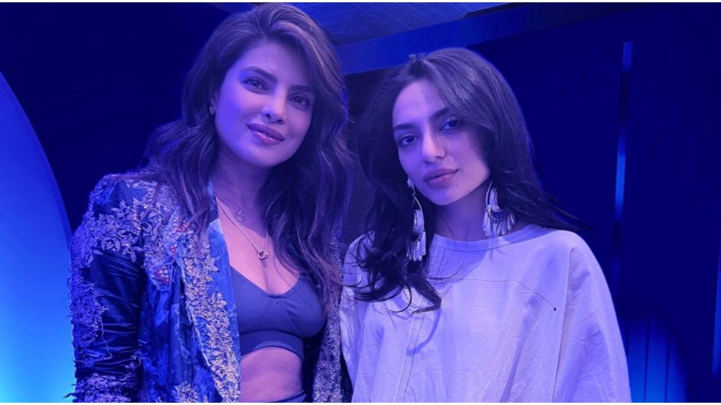 Priyanka Chopra and Sobhita Dhulipala's joint photo showcases elegance and charm, captivating fans who shower them with praise as queens.





