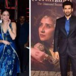 Bollywood stars Ananya Panday and Aditya Roy Kapoor's coordinated blue ensembles at the Heeramandi screening set tongues wagging. Read on for the scoop on their rumored romance and fan reactions.