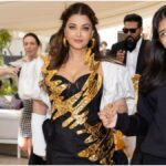 At Cannes 2024, Aishwarya Rai Bachchan's timeless elegance once again graced the red carpet, while her daughter Aaradhya Bachchan stole hearts with her casual chic attire, marking a memorable moment for the mother-daughter duo.