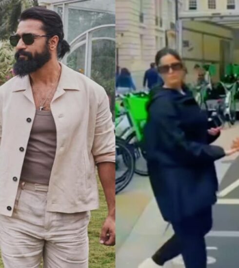 Katrina Kaif and Vicky Kaushal's romantic stroll in London took a sudden turn when Katrina spotted a fan aiming a camera. Her swift reaction to protect their privacy highlights the challenges celebrities face amidst public attention.