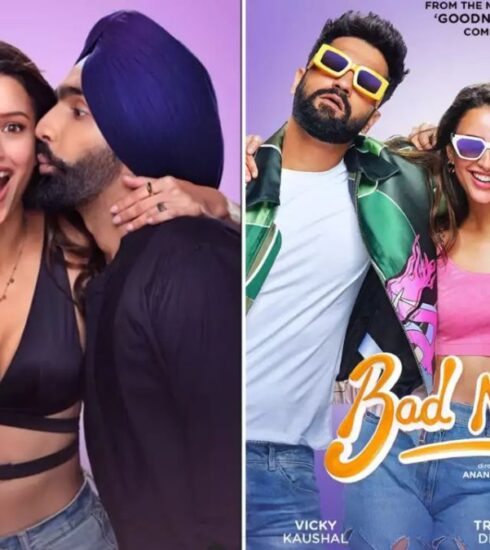 Explore the dramatic tension as Vicky Kaushal and Ammy Virk clash over Triptii Dimri's character in compelling new film posters, sparking fan excitement and anticipation.