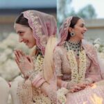 Discover how Kiara Advani’s exquisite rose-pink lehenga by Manish Malhotra sets a new trend for pastel bridal wear. Perfect for brides aiming for a soft, romantic look.