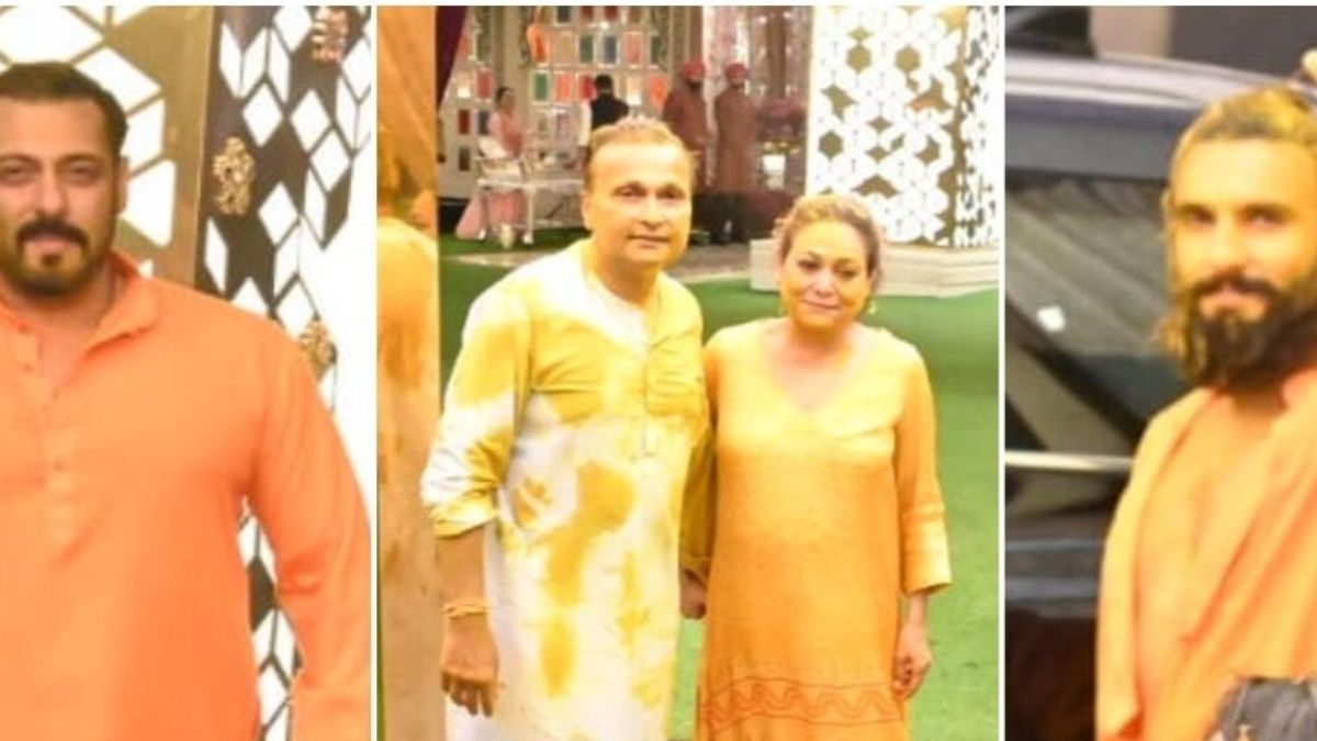 "Salman Khan, Ranveer Singh, and other celebrities were seen leaving Antilia following Anant Ambani and Radhika Merchant's lavish Haldi celebrations. Read about the glitzy event and who attended."
