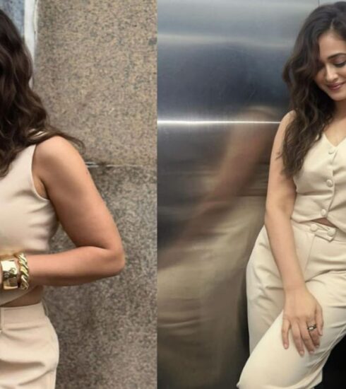 "Shweta Tiwari wows in a chic beige ensemble, embodying boss lady vibes. Learn more about her stylish yet affordable fashion choice and where to find it."