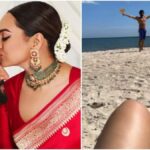 "Bollywood actress Sonakshi Sinha gives fans a glimpse of her beach vacation with husband Zaheer Iqbal. Check out the exclusive sneak peek of their serene getaway."