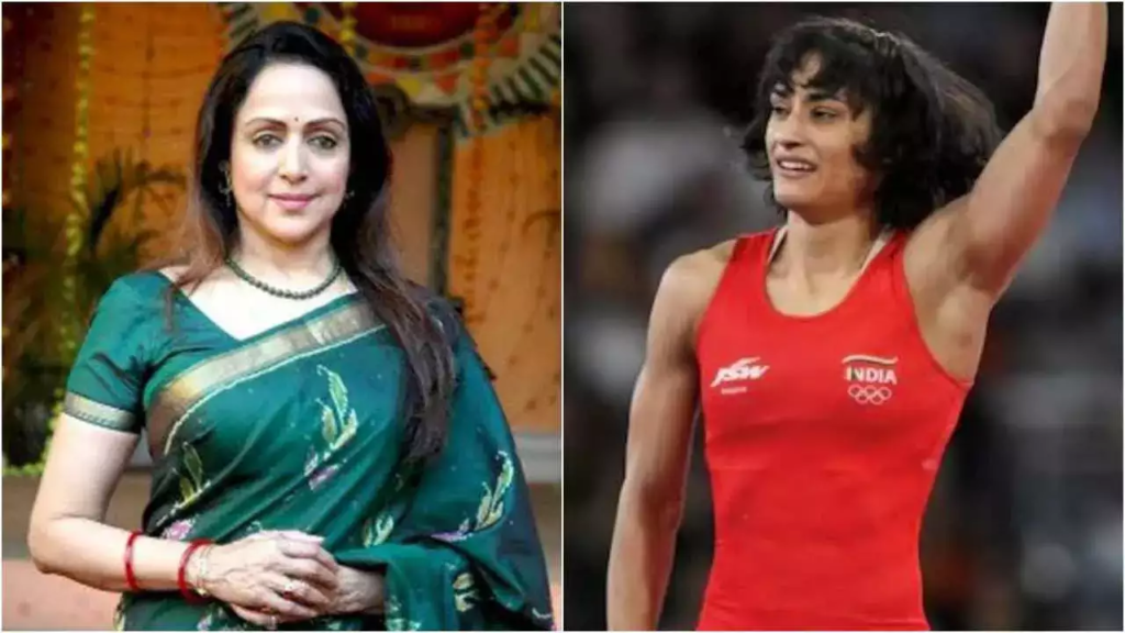 Hours after facing backlash over a controversial statement on Vinesh Phogat's disqualification from the Olympics finals, Hema Malini has praised the wrestler as the 'heroine of this Olympics'.





