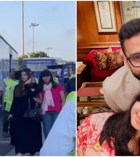 Abhishek Bachchan, Aishwarya Rai, and their daughter Aaradhya were recently spotted at Dubai airport, sparking speculation about their relationship amidst ongoing divorce rumors. Despite the buzz, the family appeared to be enjoying their time together, raising questions about the current state of their relationship.