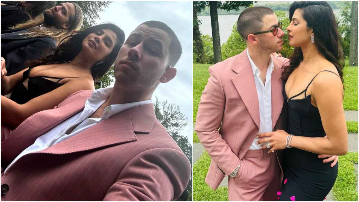 "Priyanka Chopra dazzles in a black floral David Koma midi dress, showcasing her fashion prowess. Attending a wedding with Nick Jonas, she proves she's in her hottest era, combining elegance with contemporary style. Explore her stunning look and the fashion details that turned heads."