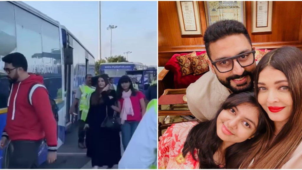 Abhishek Bachchan, Aishwarya Rai, and their daughter Aaradhya were recently spotted at Dubai airport, sparking speculation about their relationship amidst ongoing divorce rumors. Despite the buzz, the family appeared to be enjoying their time together, raising questions about the current state of their relationship.






