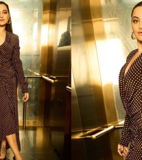 "Sonakshi Sinha captivated onlookers in an exquisite Alexandre Vauthier Foulard Print Crepe Maxi dress. Join us as we unveil the stunning details and price of this elegant outfit that showcases her impeccable fashion sense."