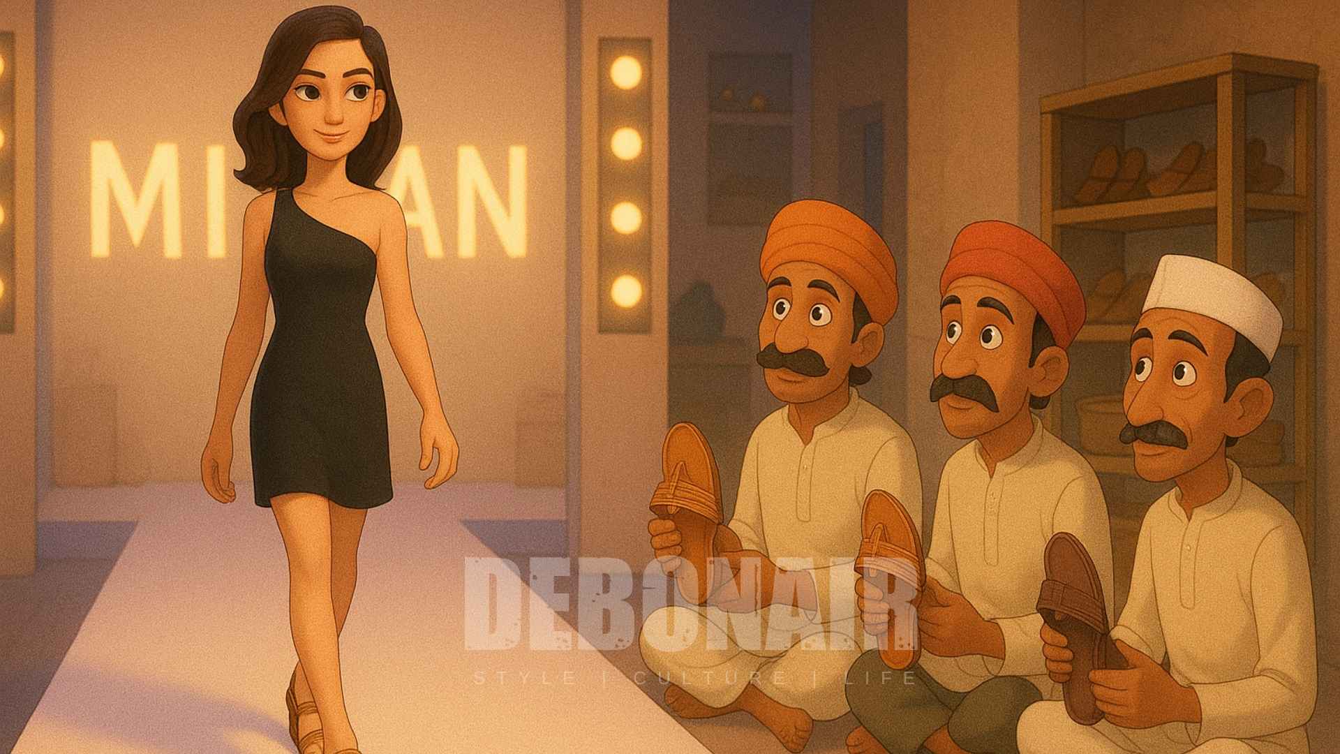 Prada Kolhapuri sandals controversy