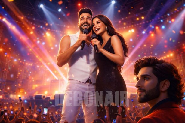 AP Dhillon Tara Sutaria concert