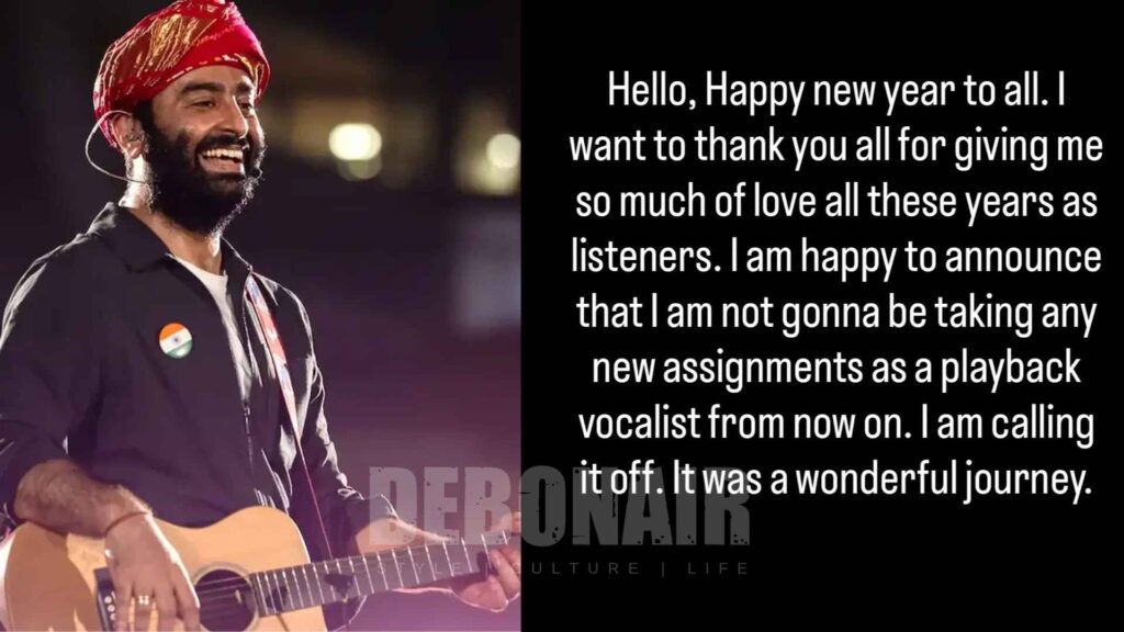 Arijit Singh Retirement